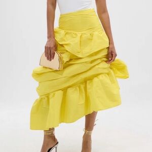 Yellow Women's Skirt